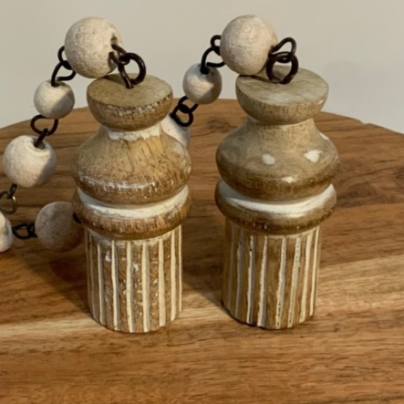 Wood & Metal Tassel Garland - Picture 6 of 9